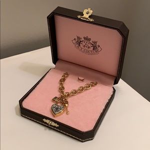 Juicy Couture Heart Shaped Lock Necklace